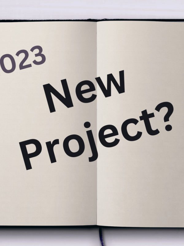 A New Writing&nbsp;Project?